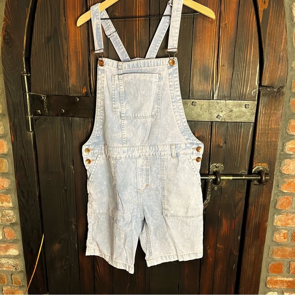 Vintage 90’s Comfort short overalls 34 space dyed - Picture 1 of 8